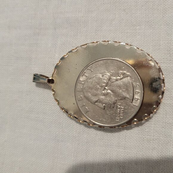 Vintage Victorian Hand Painted Porcelain China Pendant Pink Yellow Blue Roses - Picture 6 of 11